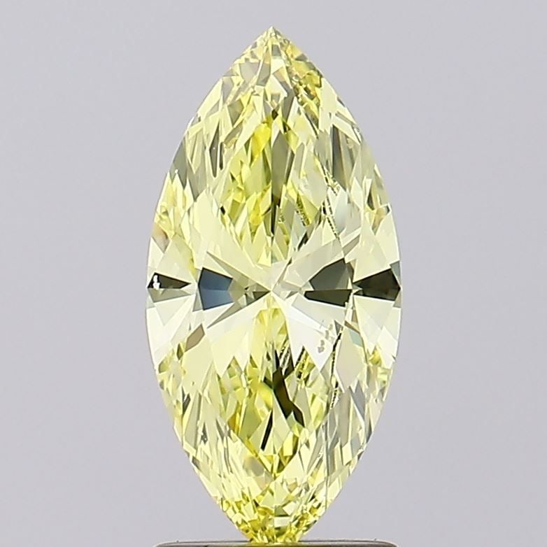 Loose Diamond - MARQUISE 1.5ct Fancy Intense Yellow VS1: Loose Diamond - MARQUISE 1.5ct Fancy Intense Yellow VS1 Source: This is a real non-mined Diamond that has been grown in a lab Shape: MARQUISE Carats: 1.5 Color: Fancy Intense Yellow Certification: IGI