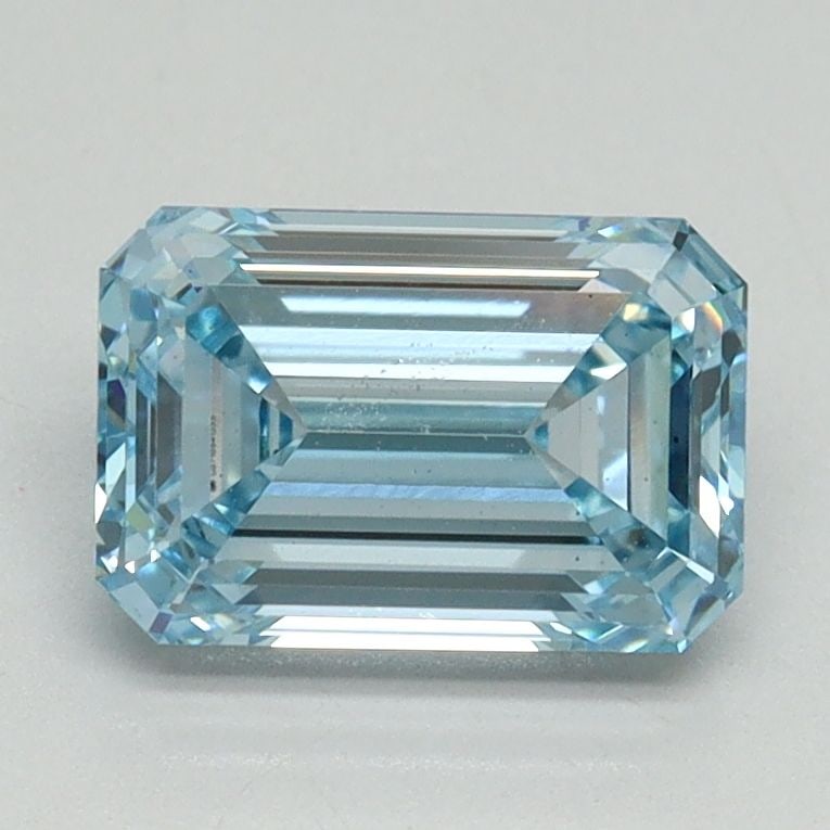 Loose Diamond - EMERALD 1.6ct Fancy Intense Blue VS2: Loose Diamond - EMERALD 1.6ct Fancy Intense Blue VS2 Source: This is a real non-mined Diamond that has been grown in a lab Shape: EMERALD Carats: 1.6 Color: Fancy Intense Blue Certification: IGI Video
