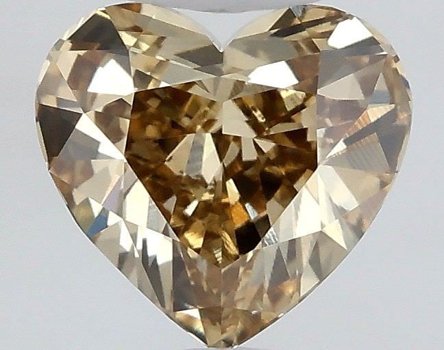 Loose Diamond - HEART 1.01ct Fancy Gray Yellow VS1: Loose Diamond - HEART 1.01ct Fancy Gray Yellow VS1 Source: This is a real non-mined Diamond that has been grown in a lab Shape: HEART Carats: 1.01 Color: Fancy Gray Yellow Certification: IGI Video: