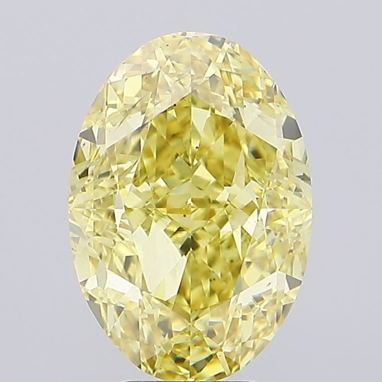 Loose Diamond - OVAL 7.05ct Fancy Intense Yellow VS2: Loose Diamond - OVAL 7.05ct Fancy Intense Yellow VS2 Source: This is a real non-mined Diamond that has been grown in a lab Shape: OVAL Carats: 7.05 Color: Fancy Intense Yellow Certification: IGI Video
