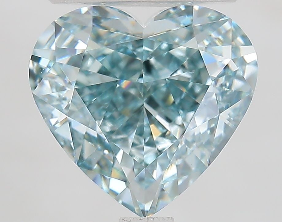 Loose Diamond - HEART 3.06ct Fancy Intense Blue Green VVS2: Loose Diamond - HEART 3.06ct Fancy Intense Blue Green VVS2 Source: This is a real non-mined Diamond that has been grown in a lab Shape: HEART Carats: 3.06 Color: Fancy Intense Blue Green Certification