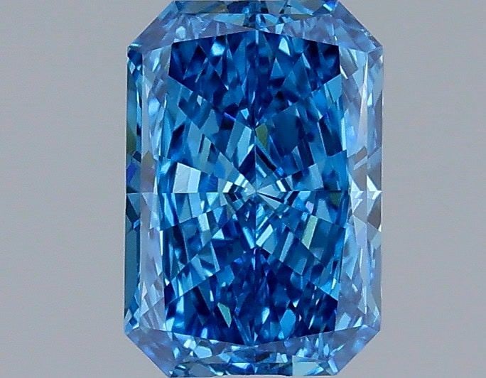 Loose Diamond - RADIANT 1.1ct Fancy Vivid Blue VS1: Loose Diamond - RADIANT 1.1ct Fancy Vivid Blue VS1 Source: This is a real non-mined Diamond that has been grown in a lab Shape: RADIANT Carats: 1.1 Color: Fancy Vivid Blue Certification: IGI Video: