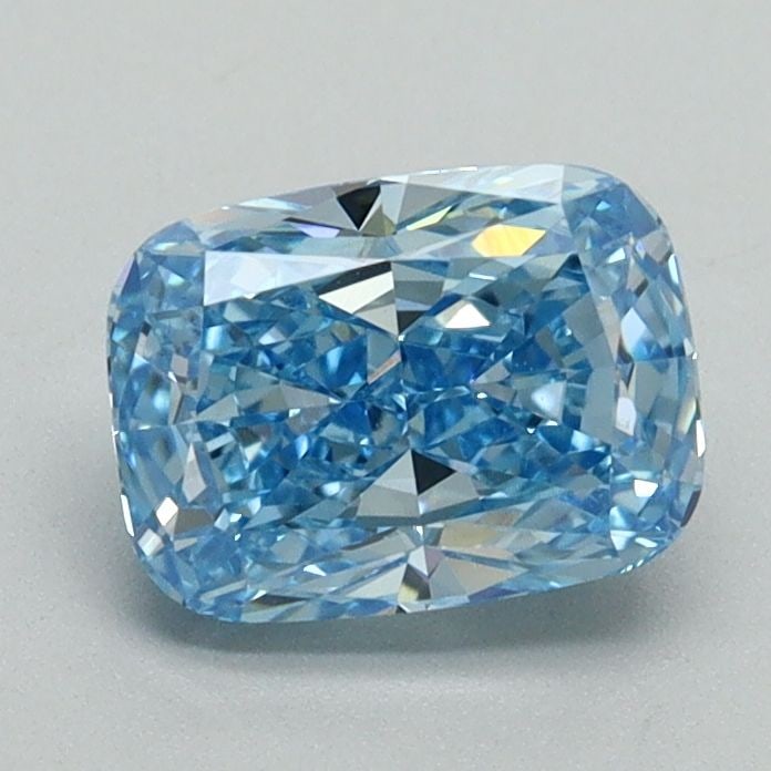 Loose Diamond - CUSHION MODIFIED 1.2ct Fancy Vivid Blue VS1: Loose Diamond - CUSHION MODIFIED 1.2ct Fancy Vivid Blue VS1 Source: This is a real non-mined Diamond that has been grown in a lab Shape: CUSHION MODIFIED Carats: 1.2 Color: Fancy Vivid Blue Certificat