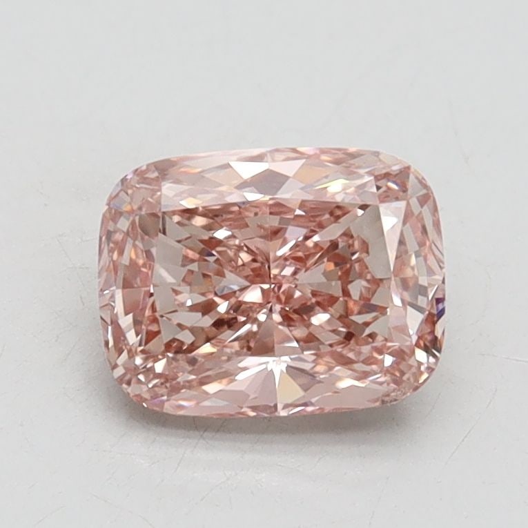 Loose Diamond - CUSHION MODIFIED 1.04ct Fancy Vivid Pink VS2: Loose Diamond - CUSHION MODIFIED 1.04ct Fancy Vivid Pink VS2 Source: This is a real non-mined Diamond that has been grown in a lab Shape: CUSHION MODIFIED Carats: 1.04 Color: Fancy Vivid Pink Certific