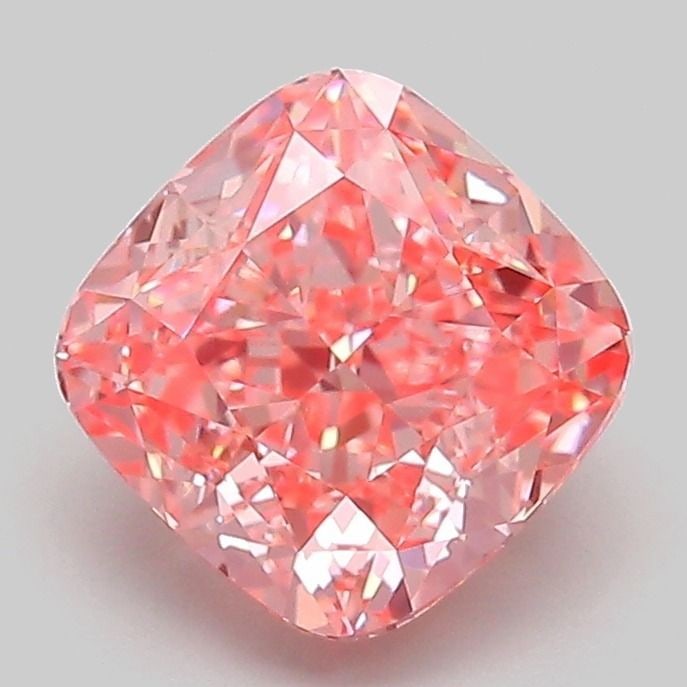 Loose Diamond - CUSHION MODIFIED 2.07ct Fancy Vivid Pink VVS2: Loose Diamond - CUSHION MODIFIED 2.07ct Fancy Vivid Pink VVS2 Source: This is a real non-mined Diamond that has been grown in a lab Shape: CUSHION MODIFIED Carats: 2.07 Color: Fancy Vivid Pink Certifi