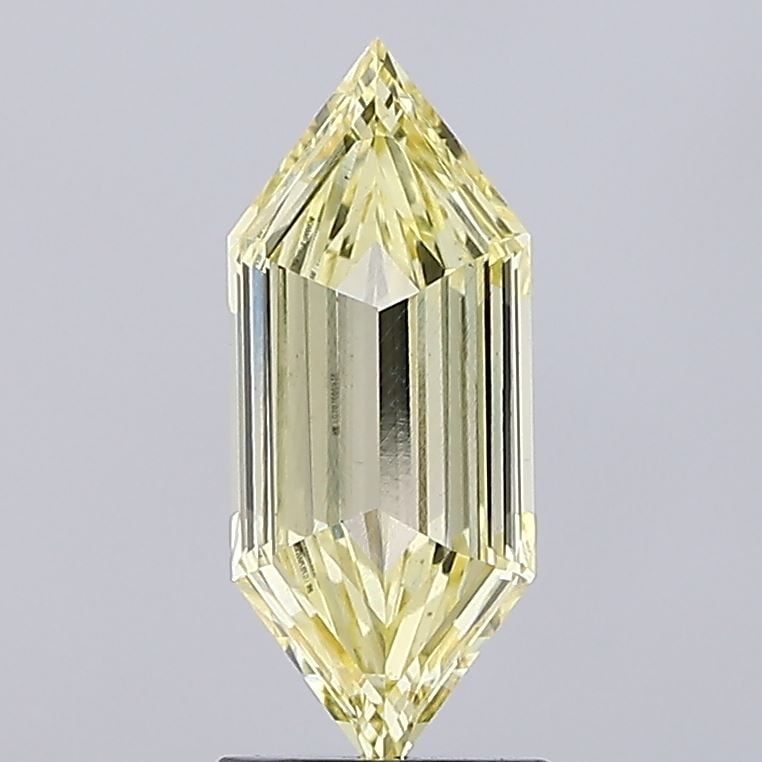 Loose Diamond - HEXAGONAL 1.35ct Fancy Light Yellow VS1: Loose Diamond - HEXAGONAL 1.35ct Fancy Light Yellow VS1 Source: This is a real non-mined Diamond that has been grown in a lab Shape: HEXAGONAL Carats: 1.35 Color: Fancy Light Yellow Certification: IGI