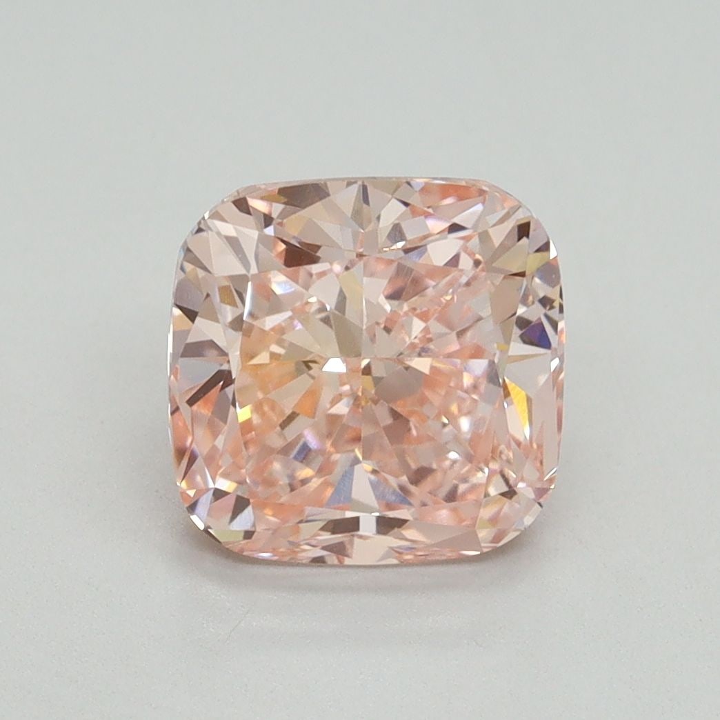 Loose Diamond - CUSHION MODIFIED 2.58ct Fancy Intense Pink VVS2: Loose Diamond - CUSHION MODIFIED 2.58ct Fancy Intense Pink VVS2 Source: This is a real non-mined Diamond that has been grown in a lab Shape: CUSHION MODIFIED Carats: 2.58 Color: Fancy Intense Pink Cer
