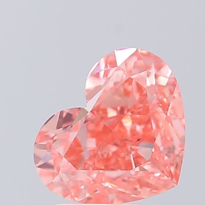 Loose Diamond - HEART 3.5ct Fancy Vivid Pink VVS2: Loose Diamond - HEART 3.5ct Fancy Vivid Pink VVS2 Source: This is a real non-mined Diamond that has been grown in a lab Shape: HEART Carats: 3.5 Color: Fancy Vivid Pink Certification: IGI The Diamond 