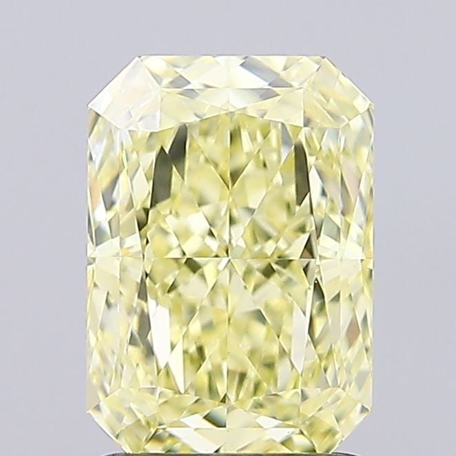 Loose Diamond - RADIANT 1.59ct Fancy Yellow VVS2: Loose Diamond - RADIANT 1.59ct Fancy Yellow VVS2 Source: This is a real non-mined Diamond that has been grown in a lab Shape: RADIANT Carats: 1.59 Color: Fancy Yellow Certification: IGI Video: