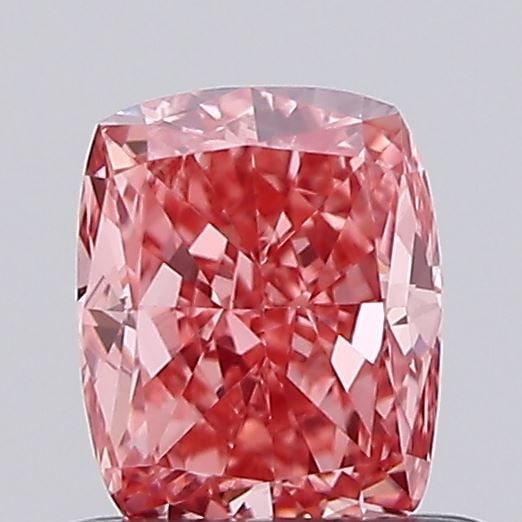 Loose Diamond - CUSHION MODIFIED 0.58ct Fancy Vivid Pink VVS2: Loose Diamond - CUSHION MODIFIED 0.58ct Fancy Vivid Pink VVS2 Source: This is a real non-mined Diamond that has been grown in a lab Shape: CUSHION MODIFIED Carats: 0.58 Color: Fancy Vivid Pink Certifi