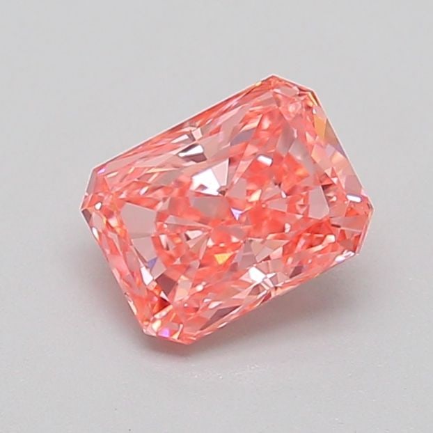 Loose Diamond - RADIANT 0.82ct Fancy Vivid Pink VS1: Loose Diamond - RADIANT 0.82ct Fancy Vivid Pink VS1 Source: This is a real non-mined Diamond that has been grown in a lab Shape: RADIANT Carats: 0.82 Color: Fancy Vivid Pink Certification: IGI Video:
