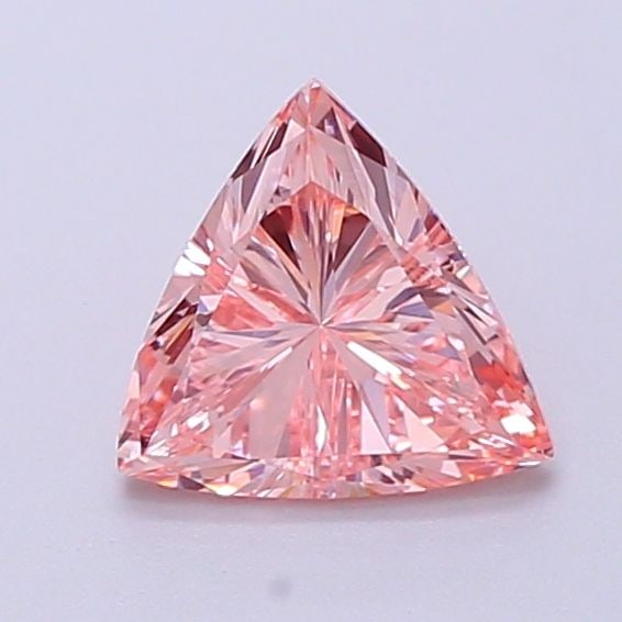 Loose Diamond - TRIANGULAR 0.64ct Fancy Intense Pink VVS2: Loose Diamond - TRIANGULAR 0.64ct Fancy Intense Pink VVS2 Source: This is a real non-mined Diamond that has been grown in a lab Shape: TRIANGULAR Carats: 0.64 Color: Fancy Intense Pink Certification: 
