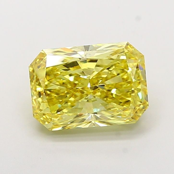 Loose Diamond - RADIANT 5.12ct Fancy Vivid Yellow SI1: Loose Diamond - RADIANT 5.12ct Fancy Vivid Yellow SI1 Source: This is a real non-mined Diamond that has been grown in a lab Shape: RADIANT Carats: 5.12 Color: Fancy Vivid Yellow Certification: IGI Vid