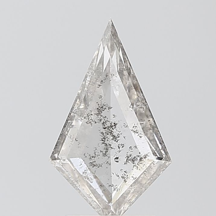 Loose Diamond - KITE 1.13ct Salt and Pepper I2: Loose Diamond - KITE 1.13ct Salt and Pepper I2 Source: This is a real non-mined Diamond that has been grown in a lab Shape: KITE Carats: 1.13 Color: Salt and Pepper Certification: NONE Video: