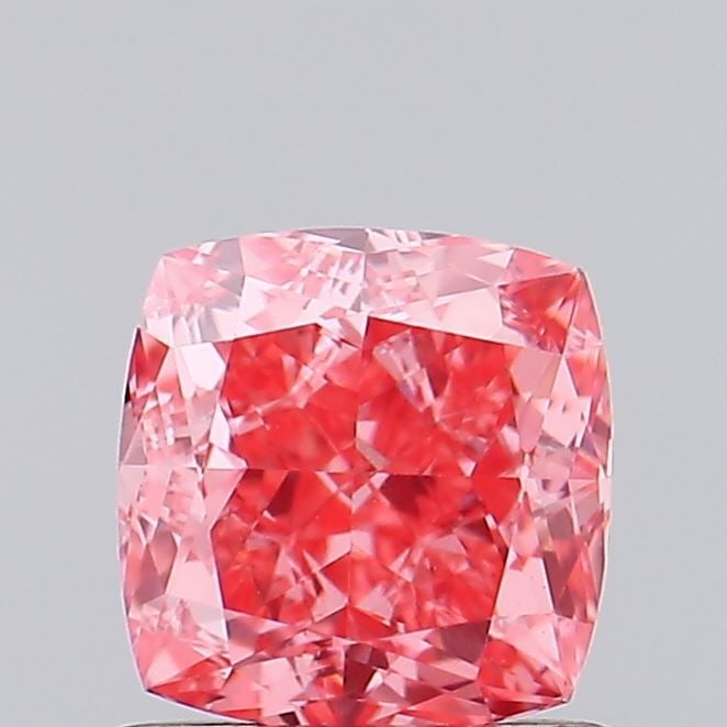 Loose Diamond - CUSHION MODIFIED 0.97ct Fancy Vivid Pink VVS2: Loose Diamond - CUSHION MODIFIED 0.97ct Fancy Vivid Pink VVS2 Source: This is a real non-mined Diamond that has been grown in a lab Shape: CUSHION MODIFIED Carats: 0.97 Color: Fancy Vivid Pink Certifi