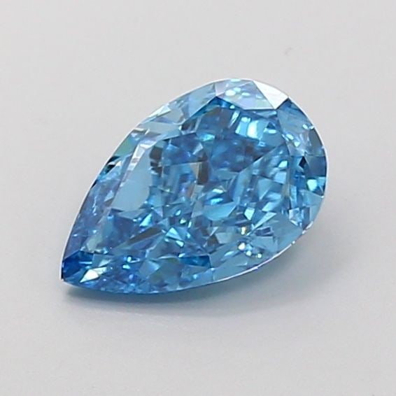 Loose Diamond - PEAR 1.33ct Fancy Vivid Blue VVS2: Loose Diamond - PEAR 1.33ct Fancy Vivid Blue VVS2 Source: This is a real non-mined Diamond that has been grown in a lab Shape: PEAR Carats: 1.33 Color: Fancy Vivid Blue Certification: IGI Video: