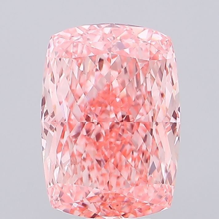 Loose Diamond - CUSHION MODIFIED 6.03ct Fancy Vivid Pink VVS2: Loose Diamond - CUSHION MODIFIED 6.03ct Fancy Vivid Pink VVS2 Source: This is a real non-mined Diamond that has been grown in a lab Shape: CUSHION MODIFIED Carats: 6.03 Color: Fancy Vivid Pink Certifi