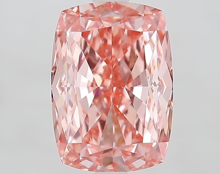 Loose Diamond - CUSHION MODIFIED 3.71ct Fancy Vivid Pink VVS2: Loose Diamond - CUSHION MODIFIED 3.71ct Fancy Vivid Pink VVS2 Source: This is a real non-mined Diamond that has been grown in a lab Shape: CUSHION MODIFIED Carats: 3.71 Color: Fancy Vivid Pink Certifi