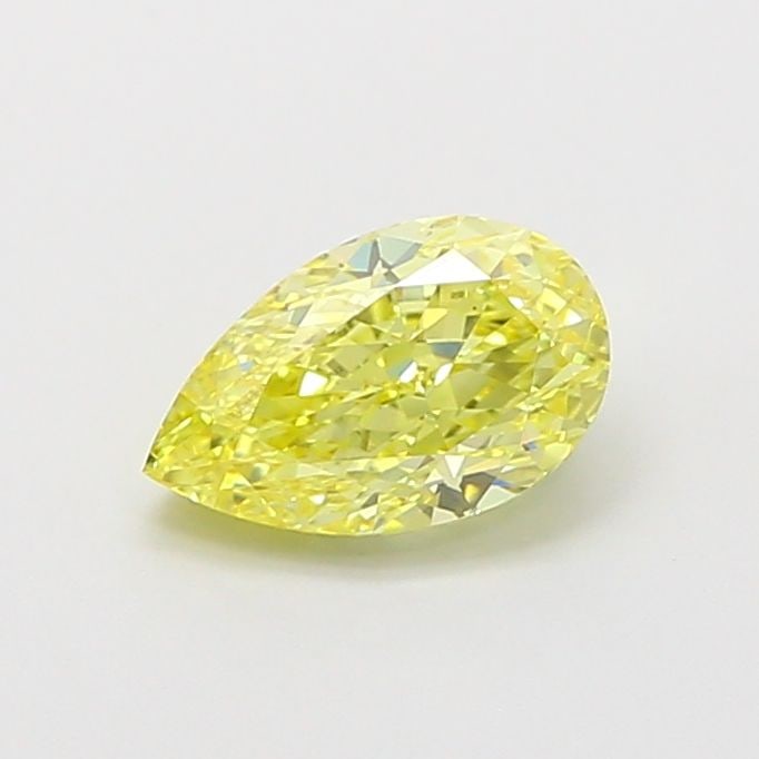 Loose Diamond - PEAR 1.05ct Fancy Intense Yellow VVS2: Loose Diamond - PEAR 1.05ct Fancy Intense Yellow VVS2 Source: This is a real non-mined Diamond that has been grown in a lab Shape: PEAR Carats: 1.05 Color: Fancy Intense Yellow Certification: IGI Vide