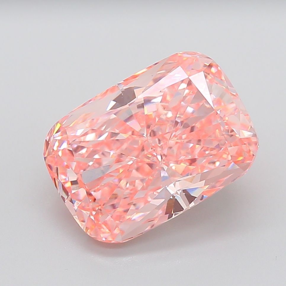 Loose Diamond - CUSHION MODIFIED 11.03ct Fancy Vivid Pink VS1: Loose Diamond - CUSHION MODIFIED 11.03ct Fancy Vivid Pink VS1 Source: This is a real non-mined Diamond that has been grown in a lab Shape: CUSHION MODIFIED Carats: 11.03 Color: Fancy Vivid Pink Certif