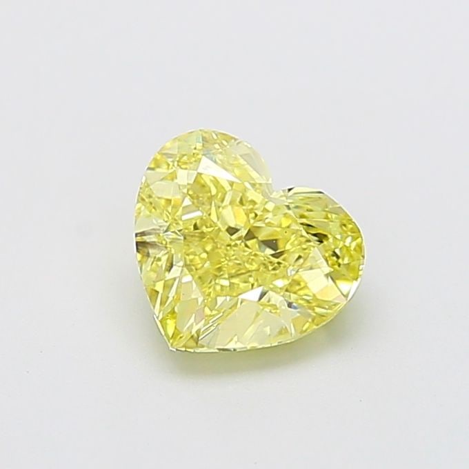 Loose Diamond - HEART 1.56ct Fancy Intense Yellow VS1: Loose Diamond - HEART 1.56ct Fancy Intense Yellow VS1 Source: This is a real non-mined Diamond that has been grown in a lab Shape: HEART Carats: 1.56 Color: Fancy Intense Yellow Certification: IGI Vid
