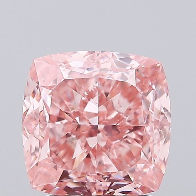 Loose Diamond - CUSHION MODIFIED 2.07ct Fancy Vivid Pink VVS2: Loose Diamond - CUSHION MODIFIED 2.07ct Fancy Vivid Pink VVS2 Source: This is a real non-mined Diamond that has been grown in a lab Shape: CUSHION MODIFIED Carats: 2.07 Color: Fancy Vivid Pink Certifi