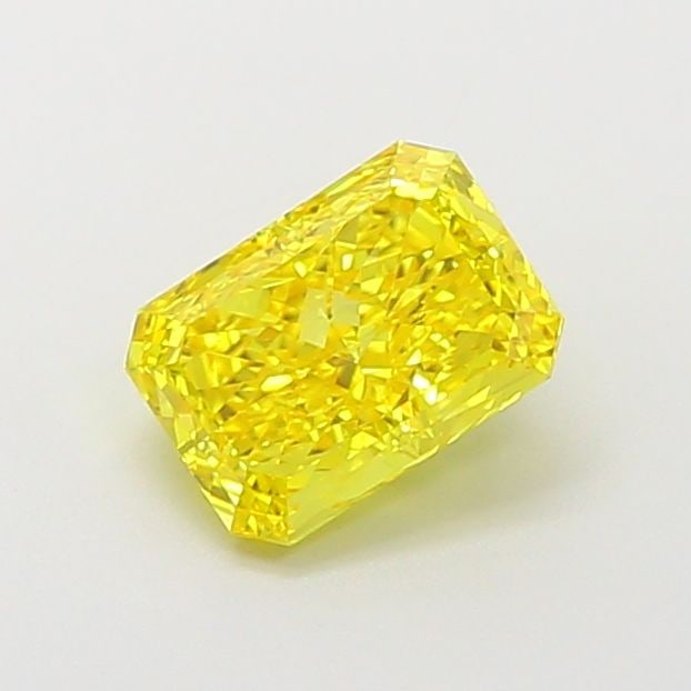 Loose Diamond - RADIANT 1.15ct Fancy Vivid Yellow IF: Loose Diamond - RADIANT 1.15ct Fancy Vivid Yellow IF Source: This is a real non-mined Diamond that has been grown in a lab Shape: RADIANT Carats: 1.15 Color: Fancy Vivid Yellow Certification: IGI Vide