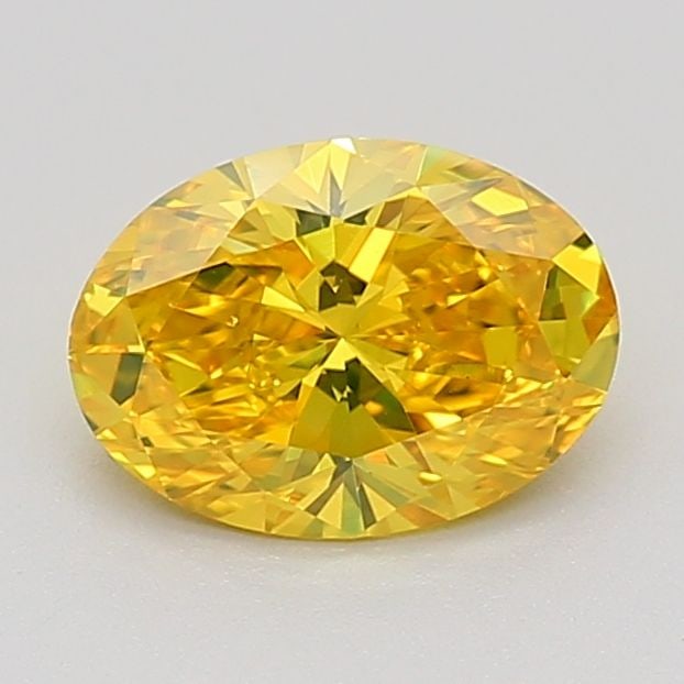 Loose Diamond - OVAL 1.1ct Fancy Vivid Yellow VS1: Loose Diamond - OVAL 1.1ct Fancy Vivid Yellow VS1 Source: This is a real non-mined Diamond that has been grown in a lab Shape: OVAL Carats: 1.1 Color: Fancy Vivid Yellow Certification: IGI Video: