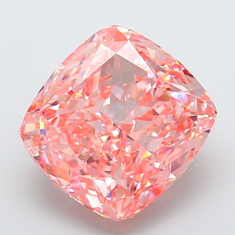 Loose Diamond - CUSHION MODIFIED 15.54ct Fancy Vivid Pink VS1: Loose Diamond - CUSHION MODIFIED 15.54ct Fancy Vivid Pink VS1 Source: This is a real non-mined Diamond that has been grown in a lab Shape: CUSHION MODIFIED Carats: 15.54 Color: Fancy Vivid Pink Certif