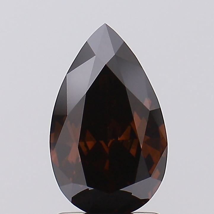 Loose Diamond - PEAR 1.54ct Fancy Deep Brown VS1: Loose Diamond - PEAR 1.54ct Fancy Deep Brown VS1 Source: This is a real non-mined Diamond that has been grown in a lab Shape: PEAR Carats: 1.54 Color: Fancy Deep Brown Certification: NONE Video: