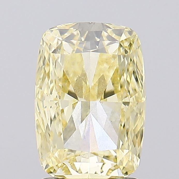 Loose Diamond - CUSHION MODIFIED 2.09ct Fancy Yellow VS1: Loose Diamond - CUSHION MODIFIED 2.09ct Fancy Yellow VS1 Source: This is a real non-mined Diamond that has been grown in a lab Shape: CUSHION MODIFIED Carats: 2.09 Color: Fancy Yellow Certification: I