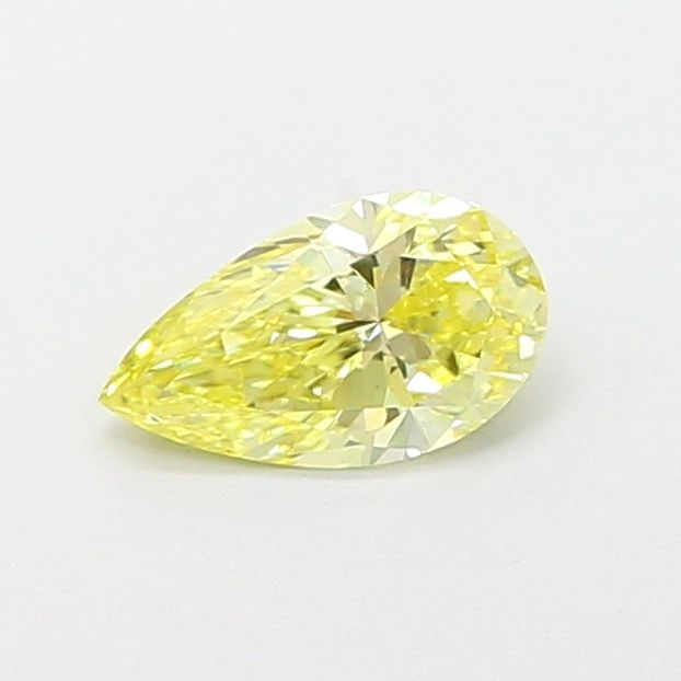 Loose Diamond - PEAR 0.45ct Fancy Intense Yellow VS1: Loose Diamond - PEAR 0.45ct Fancy Intense Yellow VS1 Source: This is a real non-mined Diamond that has been grown in a lab Shape: PEAR Carats: 0.45 Color: Fancy Intense Yellow Certification: IGI Video