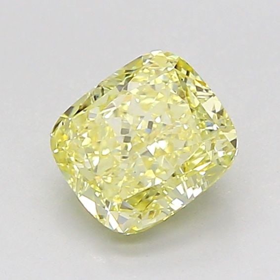 Loose Diamond - CUSHION MODIFIED 1.01ct Fancy Yellow VS2: Loose Diamond - CUSHION MODIFIED 1.01ct Fancy Yellow VS2 Source: This is a real non-mined Diamond that has been grown in a lab Shape: CUSHION MODIFIED Carats: 1.01 Color: Fancy Yellow Certification: I