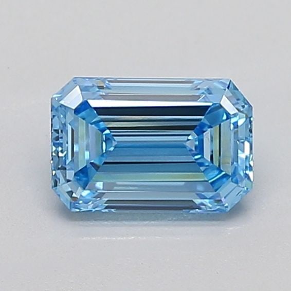 Loose Diamond - EMERALD 1.25ct Fancy Vivid Blue VS1: Loose Diamond - EMERALD 1.25ct Fancy Vivid Blue VS1 Source: This is a real non-mined Diamond that has been grown in a lab Shape: EMERALD Carats: 1.25 Color: Fancy Vivid Blue Certification: IGI The Dia