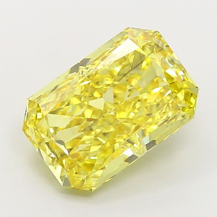 Loose Diamond - RADIANT 5.02ct Fancy Vivid Yellow SI1: Loose Diamond - RADIANT 5.02ct Fancy Vivid Yellow SI1 Source: This is a real non-mined Diamond that has been grown in a lab Shape: RADIANT Carats: 5.02 Color: Fancy Vivid Yellow Certification: IGI Vid