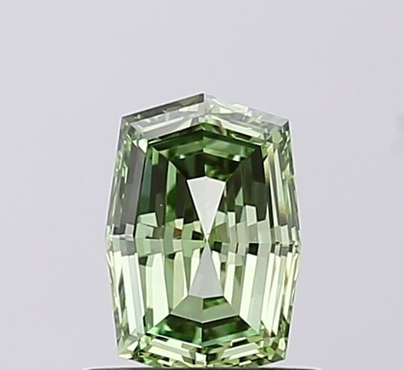 Loose Diamond - CUSHION MODIFIED 0.74ct Fancy Vivid Green VS1: Loose Diamond - CUSHION MODIFIED 0.74ct Fancy Vivid Green VS1 Source: This is a real non-mined Diamond that has been grown in a lab Shape: CUSHION MODIFIED Carats: 0.74 Color: Fancy Vivid Green Certif