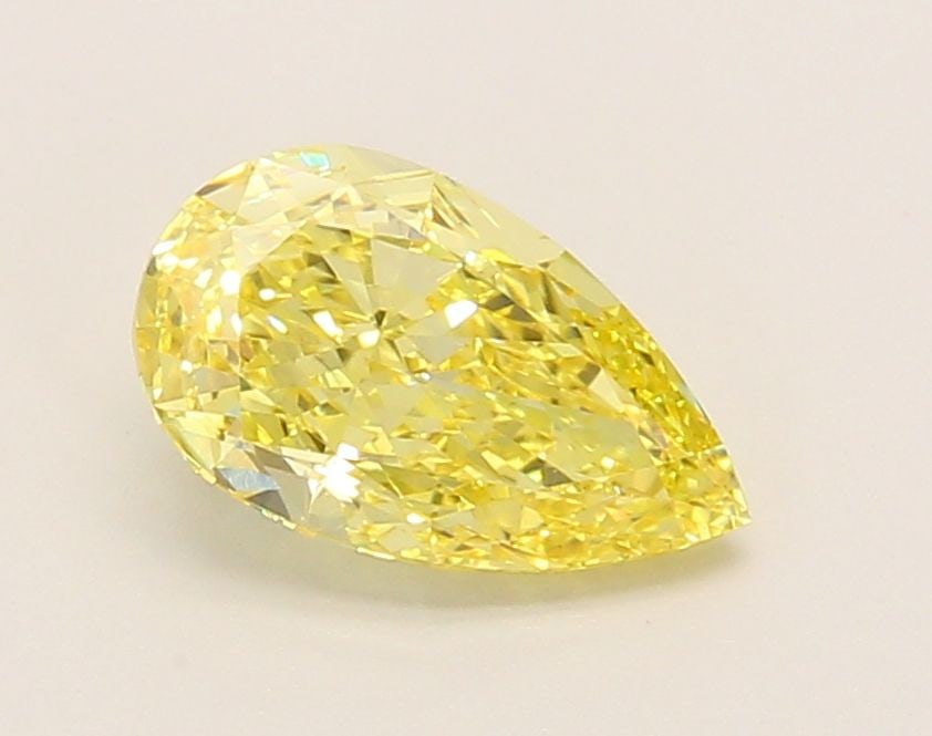 Loose Diamond - PEAR 1.41ct Fancy Intense Yellow VS1: Loose Diamond - PEAR 1.41ct Fancy Intense Yellow VS1 Source: This is a real non-mined Diamond that has been grown in a lab Shape: PEAR Carats: 1.41 Color: Fancy Intense Yellow Certification: IGI Video