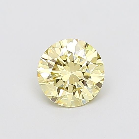 Loose Diamond - ROUND 0.72ct Fancy Light Yellow VVS2: Loose Diamond - ROUND 0.72ct Fancy Light Yellow VVS2 Source: This is a real non-mined Diamond that has been grown in a lab Shape: ROUND Carats: 0.72 Color: Fancy Light Yellow Certification: IGI Video: