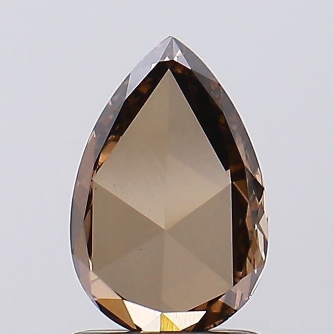 Loose Diamond - PEAR 1.02ct Fancy Brown VS1: Loose Diamond - PEAR 1.02ct Fancy Brown VS1 Source: This is a real non-mined Diamond that has been grown in a lab Shape: PEAR Carats: 1.02 Color: Fancy Brown Certification: NONE Video: