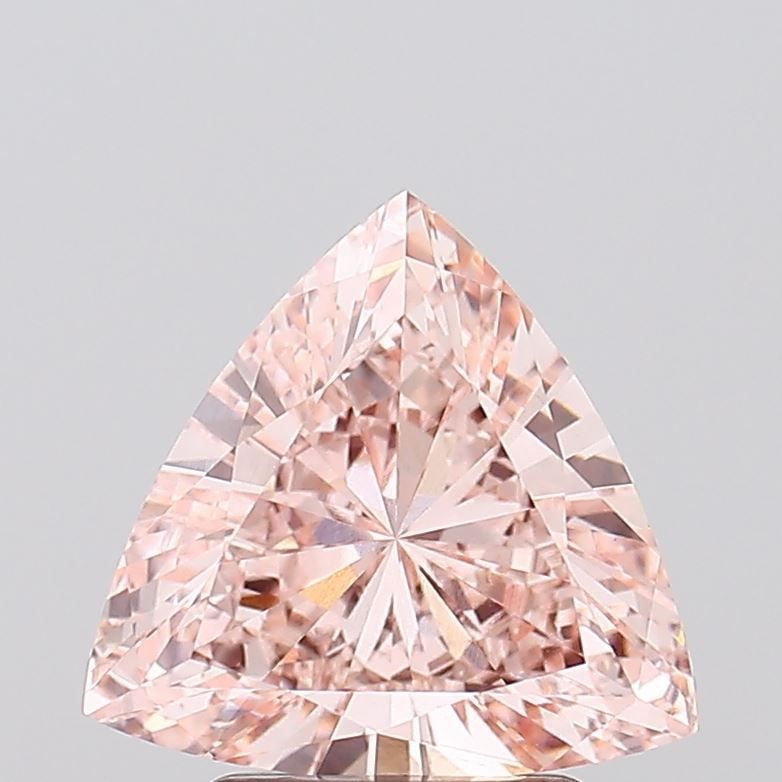 Loose Diamond - TRIANGULAR 2.05ct Fancy Intense Orange Pink VVS2: Loose Diamond - TRIANGULAR 2.05ct Fancy Intense Orange Pink VVS2 Source: This is a real non-mined Diamond that has been grown in a lab Shape: TRIANGULAR Carats: 2.05 Color: Fancy Intense Orange Pink C
