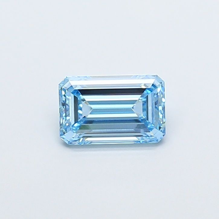Loose Diamond - EMERALD 1.08ct Fancy Vivid Blue VVS2: Loose Diamond - EMERALD 1.08ct Fancy Vivid Blue VVS2 Source: This is a real non-mined Diamond that has been grown in a lab Shape: EMERALD Carats: 1.08 Color: Fancy Vivid Blue Certification: IGI Video:
