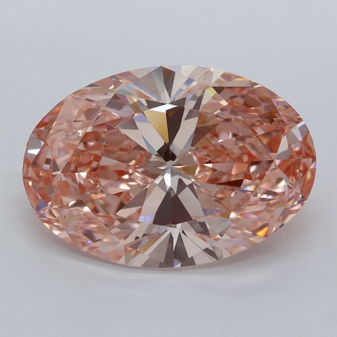Loose Diamond - OVAL 5.03ct Fancy Vivid Pink VVS2: Loose Diamond - OVAL 5.03ct Fancy Vivid Pink VVS2 Source: This is a real non-mined Diamond that has been grown in a lab Shape: OVAL Carats: 5.03 Color: Fancy Vivid Pink Certification: IGI Video: