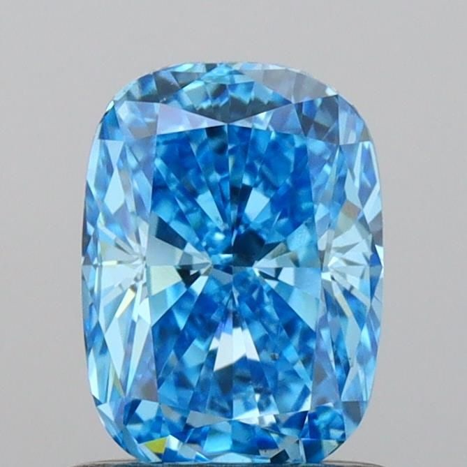 Loose Diamond - CUSHION MODIFIED 1.02ct Fancy Vivid Blue VS2: Loose Diamond - CUSHION MODIFIED 1.02ct Fancy Vivid Blue VS2 Source: This is a real non-mined Diamond that has been grown in a lab Shape: CUSHION MODIFIED Carats: 1.02 Color: Fancy Vivid Blue Certific