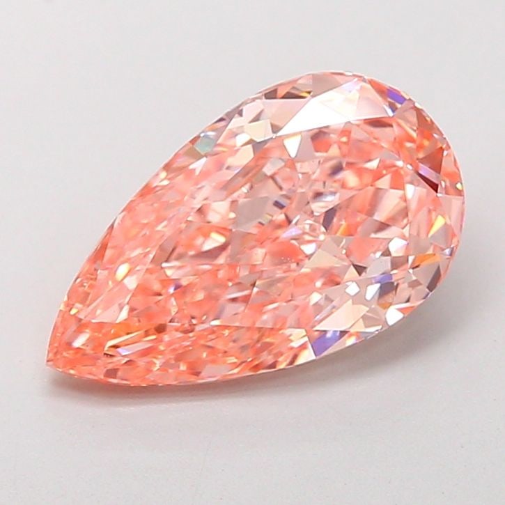 Loose Diamond - PEAR 3.68ct Fancy Vivid Pink VS1: Loose Diamond - PEAR 3.68ct Fancy Vivid Pink VS1 Source: This is a real non-mined Diamond that has been grown in a lab Shape: PEAR Carats: 3.68 Color: Fancy Vivid Pink Certification: IGI Video: