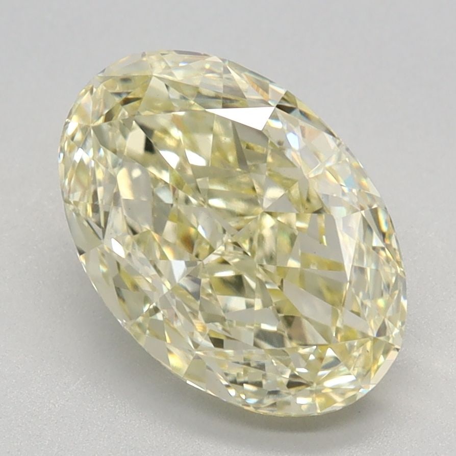 Loose Diamond - OVAL 2.07ct Fancy Yellow VS1: Loose Diamond - OVAL 2.07ct Fancy Yellow VS1 Source: This is a real non-mined Diamond that has been grown in a lab Shape: OVAL Carats: 2.07 Color: Fancy Yellow Certification: IGI Video:
