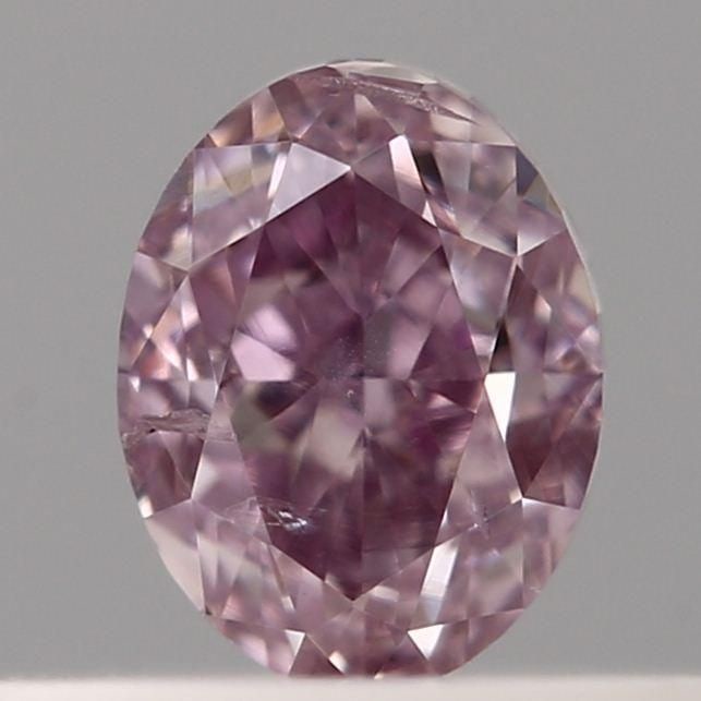 Loose Diamond - OVAL 0.21ct Fancy Pink Purple I1: Loose Diamond - OVAL 0.21ct Fancy Pink Purple I1 Source: Natural Shape: OVAL Carats: 0.21 Color: Fancy Pink Purple Certification: GIA The Diamond Depot Guarantee: All items in this auction are guarant