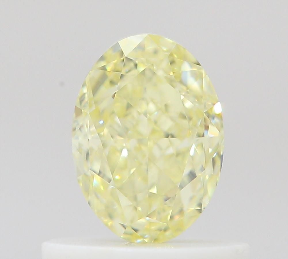 Loose Diamond - OVAL 0.63ct Fancy Light Yellow VS2: Loose Diamond - OVAL 0.63ct Fancy Light Yellow VS2 Source: Natural Shape: OVAL Carats: 0.63 Color: Fancy Light Yellow Certification: GIA Video: