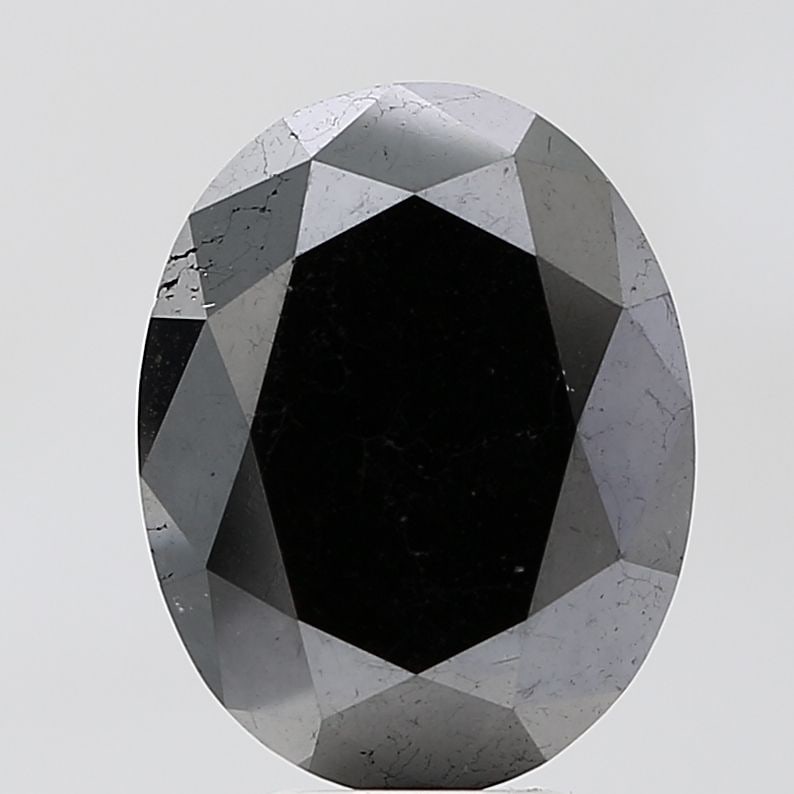 Loose Diamond - OVAL 5.8ct Black VS2 (1 of 1)