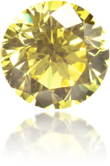 Loose Diamond - ROUND 0.61ct Fancy Vivid Yellow VS2: Loose Diamond - ROUND 0.61ct Fancy Vivid Yellow VS2 Source: Natural Shape: ROUND Carats: 0.61 Color: Fancy Vivid Yellow Certification: GIA The Diamond Depot Guarantee: All items in this auction are gu