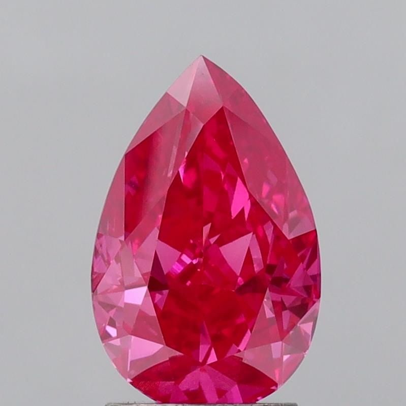 Loose Diamond - PEAR 2.36ct Fancy Vivid Pink VVS2: Loose Diamond - PEAR 2.36ct Fancy Vivid Pink VVS2 Source: This is a real non-mined Diamond that has been grown in a lab Shape: PEAR Carats: 2.36 Color: Fancy Vivid Pink Certification: IGI Video: